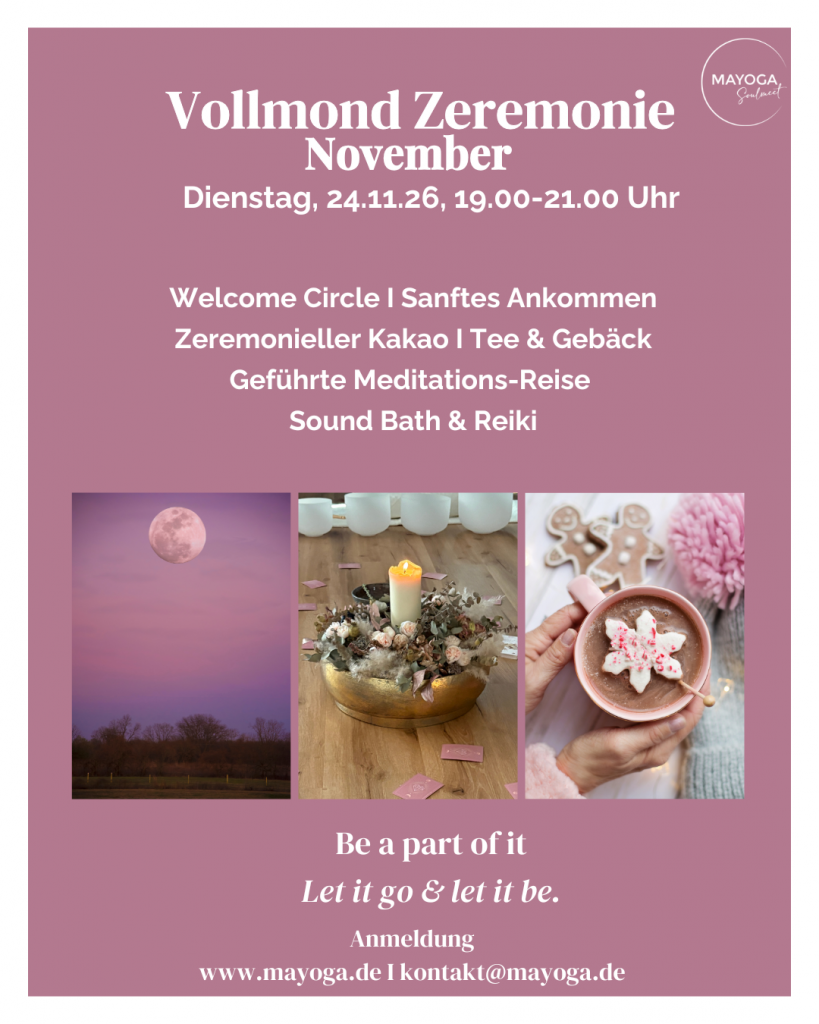Vollmond Zeremonie November