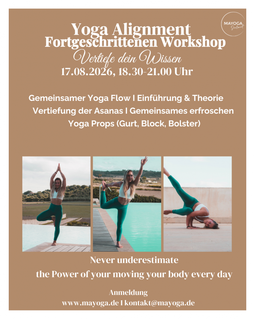 Yoga Haltungsworkshop Fortgeschritten