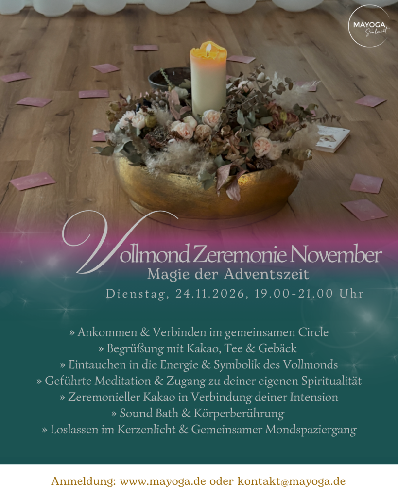 Vollmond Zeremonie November